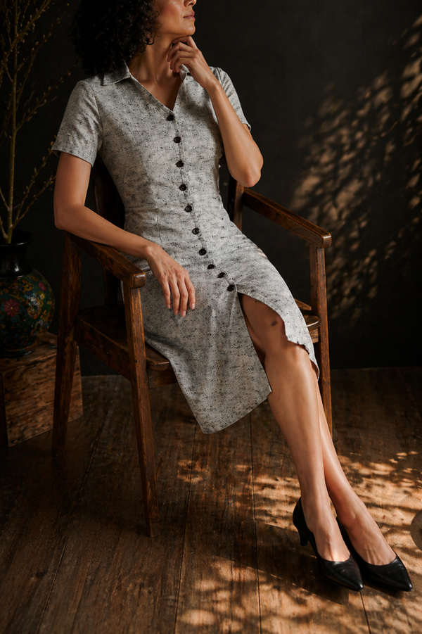 The Quiet Grey Dress
